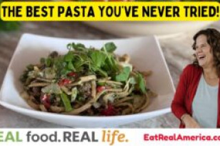 Springtime Hidden Gem: Lamb Pasta with Mint Pesto!