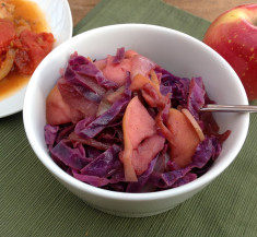 Braised Red Cabbage with Apples