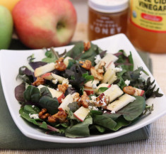 Apple Gorgonzola Salad with Apple Cider Vinaigrette