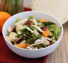 Hearts of Palm, Jicama and Asparagus Salad