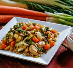 Cashew Chicken Bok Choy