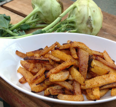 Chile Kohlrabi Fries