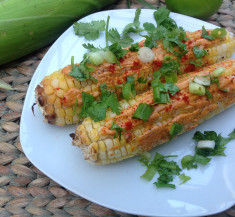 Grilled Mexican Corn on the Cob