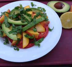 Summer Peach and Tomato Salad