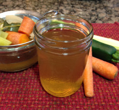 Slow Cooker Homemade Vegetable Broth