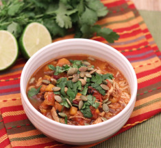 Slow Cooker Sweet Potato Chicken Chili