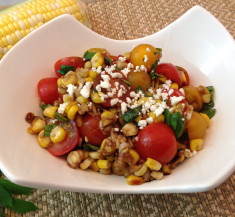 Summer Tomato and Grilled Corn Salad