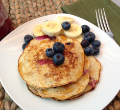 Blueberry Yogurt Pancakes