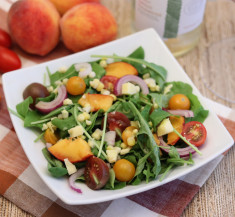 Peach Caprese Salad