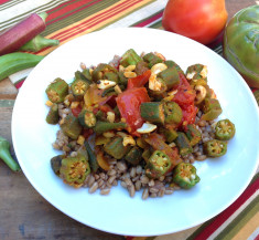 Curried Okra and Tomatoes