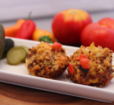 Cheeseburger Quinoa Bites