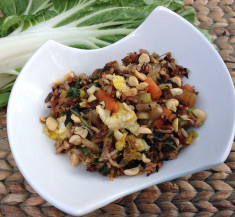 Wild Rice with Bok Choy