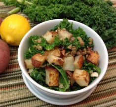 Potato and Lentil Salad with Lemon Caper Vinaigrette