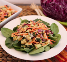 Thai Peanut Cabbage Salad