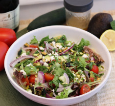 Lamb and Quinoa Salad with Honey Mustard Vinaigrette