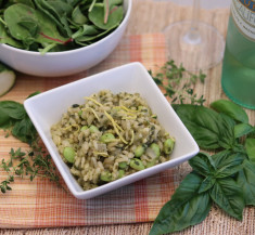 Green Lemon Zucchini Risotto