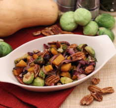 Autumn Harvest Brussels Sprouts and Butternut Squash