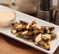 Almond and Herb Crusted Acorn Squash