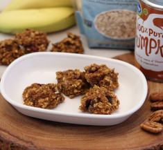 Pumpkin Pecan Breakfast Cookies