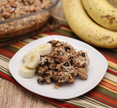 Banana Bread Baked Oatmeal