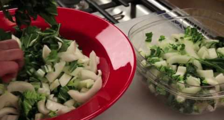 Bok Choy Salad with Sesame Soy Dressing (Members Only)