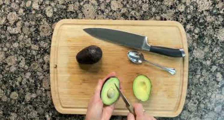 Cutting an Avocado