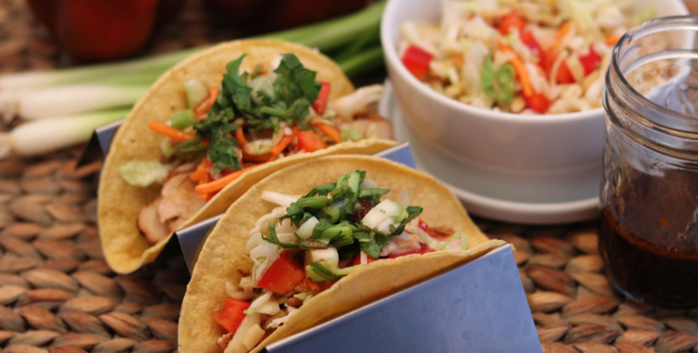 Korean BBQ Chicken Tacos