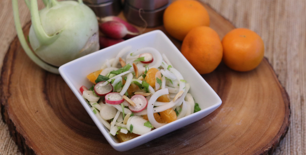 Asian Kohlrabi Salad