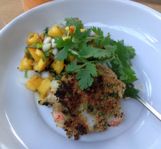 Hatch Chile Crab Cakes and Salsa