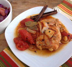 One-Pot Braised Chicken with Tomatoes