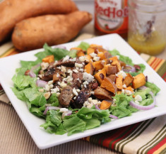 Steak Salad with Roasted Sweet Potatoes