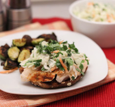 Open-Faced Catfish Sandwiches