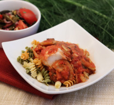 Cod with Tomato and Caramelized Fennel
