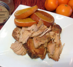 Slow Cooker Pork Chops with Pear Honey Jam