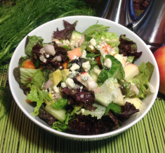 Chopped Salad with Blue Cheese Dressing