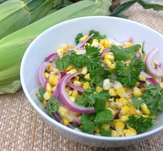 Charred Corn Salad with Fresh Herbs