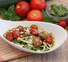 Zucchini Noodles with Roasted Tomatoes