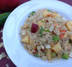 Couscous with Nectarines and Toasted Almonds
