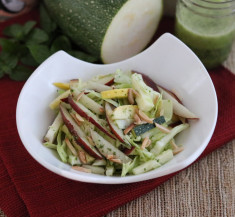 Cabbage and Summer Squash Pear Salad