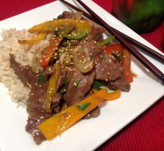 Asian Beef with Peppers