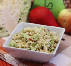 Cabbage Apple and Pear Salad