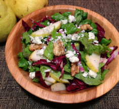 Radicchio Romaine Pear Salad
