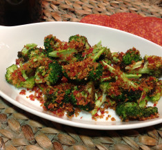 Roasted Broccoli with Kicked-Up Crumbs