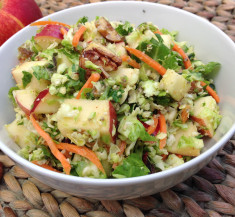 Zesty Apple and Brussels Sprouts Salad