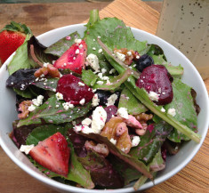 Roasted Beet and Mixed Berry Salad