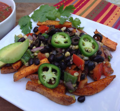 Loaded Mexican Sweet Potato Fries
