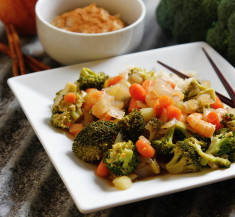 Zesty Shrimp and Broccoli Stir Fry over Rice