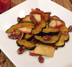 Maple Roasted Acorn Squash and Apples