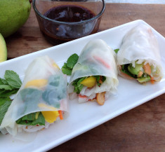 Tropical Seafood Spring Rolls