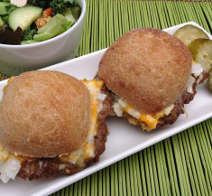 White Castle Inspired Burgers